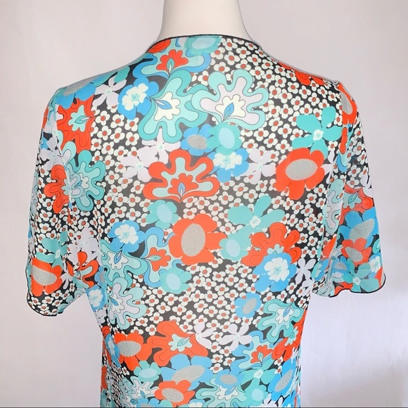 LuLaRoe Shirley Floral Kimono Duster Dress - Picture 6 of 11